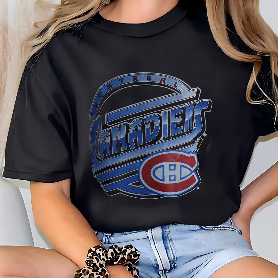 Vintage 00s Montreal Canadiens Hoodie Montreal Canadiens Sweatshirt Montreal Canadiens Hockey Sweater Crewneck Hoodie Jacket Jersey Gift T-shirt