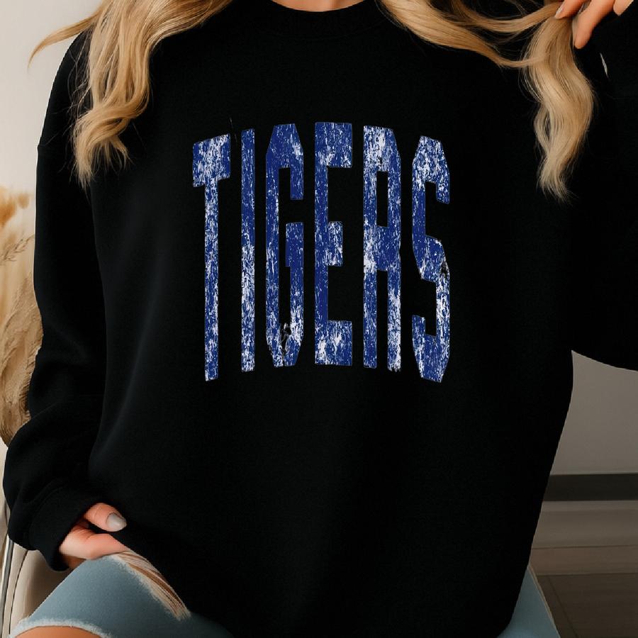 Vintage Tigers Shirt Tigers Tshirt Preppy Tigers T Shirt Womens Game Day Custom Varsity Sweatshirt