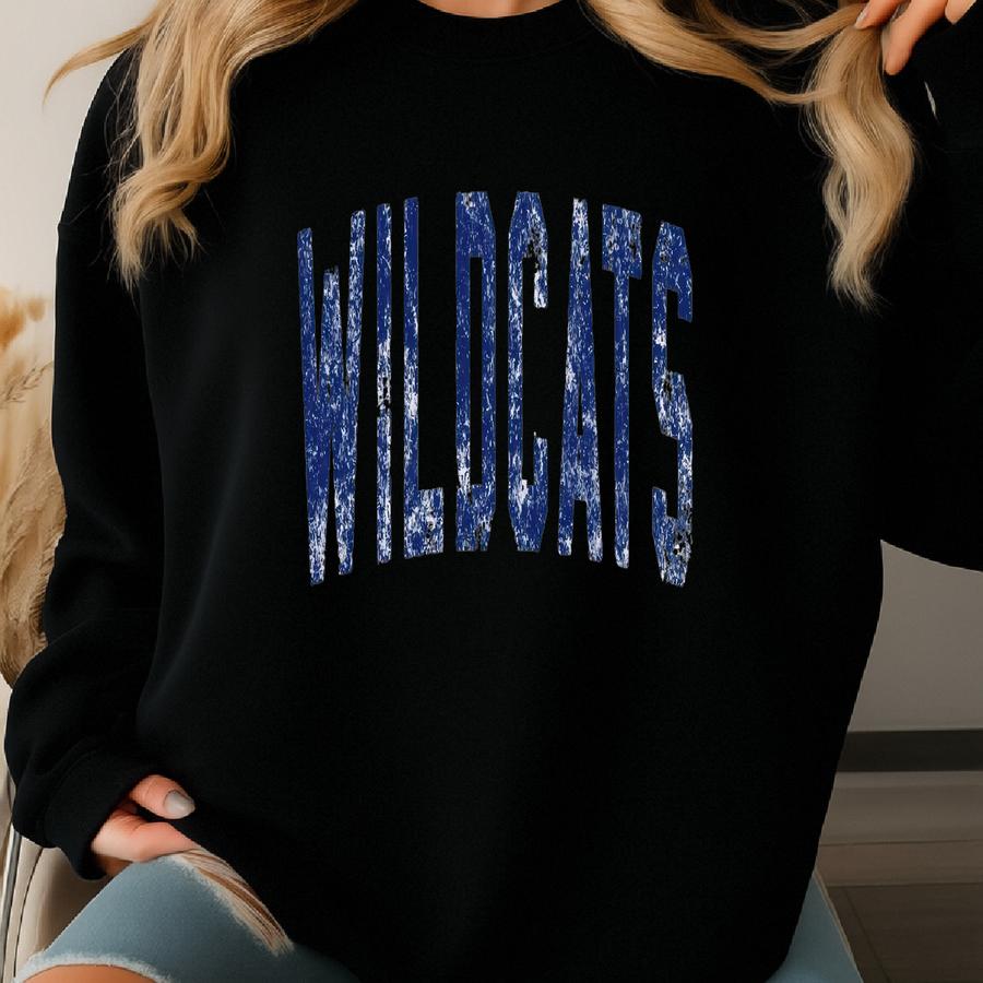 Vintage Wildcats Shirt Wildcats Tshirt Preppy Wildcats T Shirt Womens Game Day Custom Varsity Sweatshirt