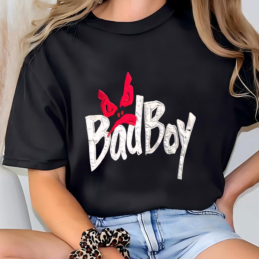 Vintage Bad Boy Sweatshirt Logo Crewneck Bad Boy Sweater Pullover Streewear Sportswear Style Nice Black Colour Size Large T-shirt
