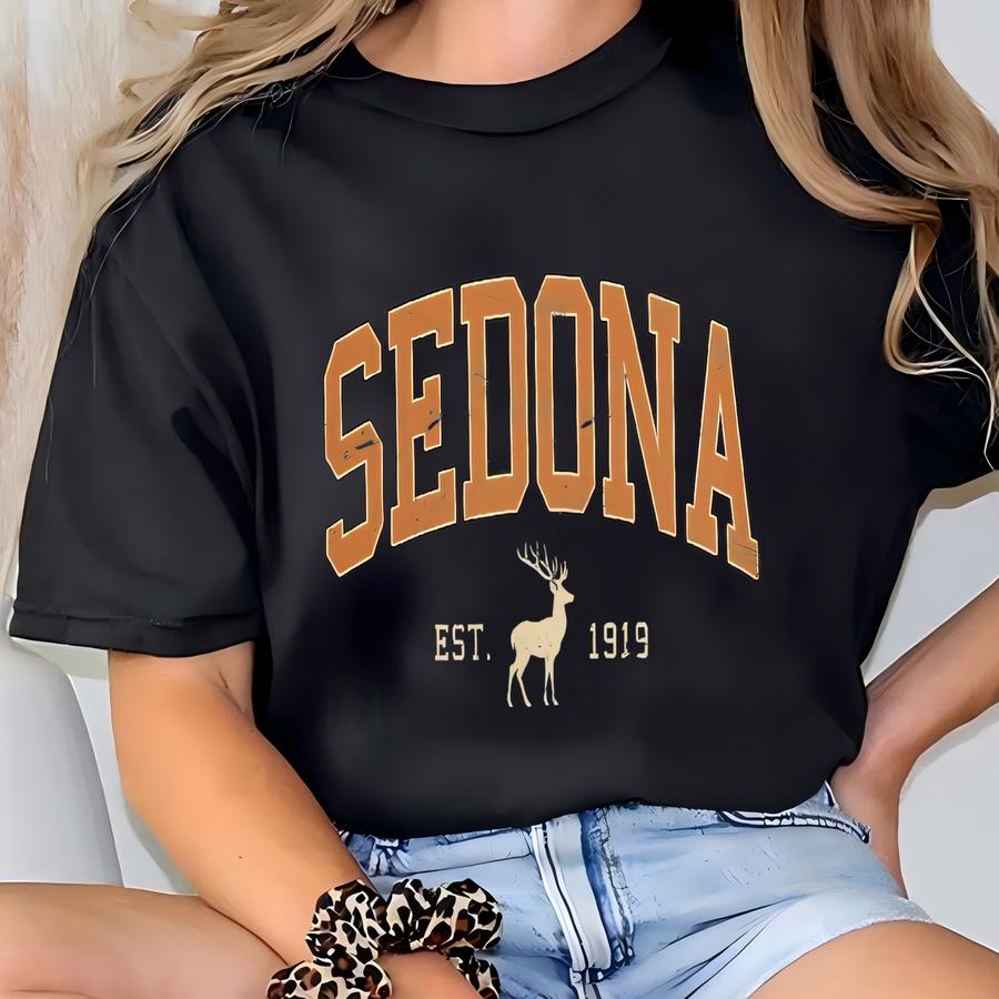 Sedona Arizona Shirt: Vintage Retro Sunset Tee T-shirt