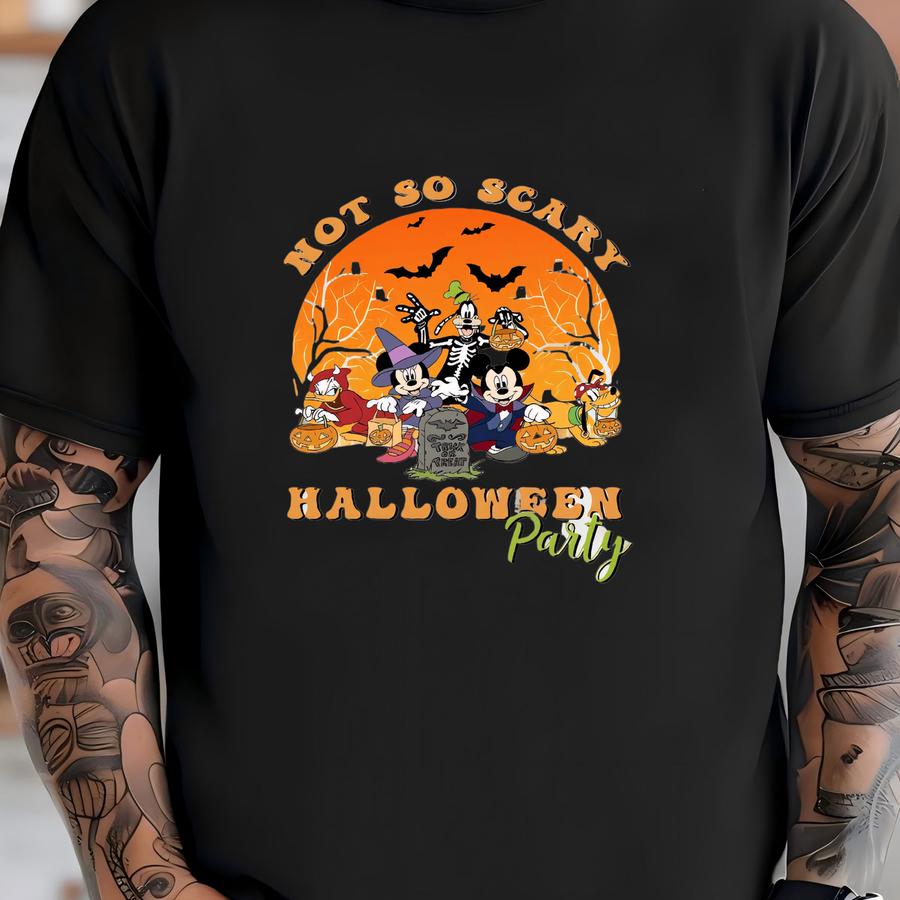 Halloween 2025 Shirt, Not So Scary Halloween Party Shirt, Halloween Party, Halloween Family Matching Shirts T-shirt