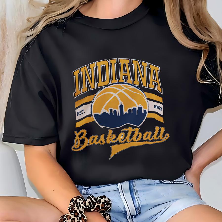 Vintage A Basketball Hoodie: Retro Pacers Fan Apparel Tee, Sweatshirt, Hoodie T-shirt