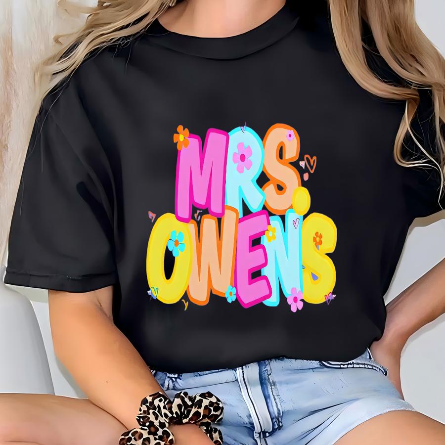 Personalized Teacher Name Shirt, Custom Teacher Gift, Back To School Hoodie, Teacher Team Shirts, Teacher Tshirt, Tee T-shirt