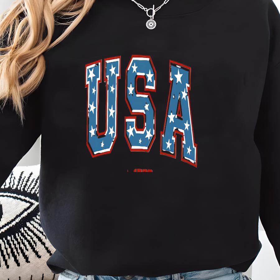 Usa T-shirt,  Tee, 4th Of July Shirt, Red, White And Blue Tee, Independence Day Sweatshirt