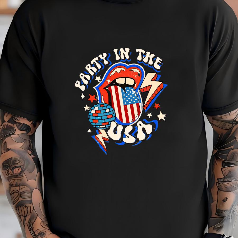 Retro Usa Hoodie: 4th Of July Party Shirt T-shirt