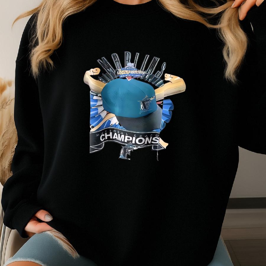 Vintage 90s/ Florida/ Marlins/ 1997/ Mlb/ Baseball White T-shirt (xl) Sweatshirt