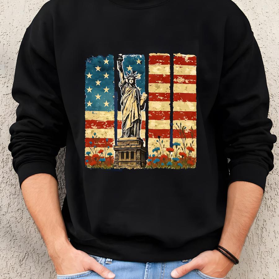 Memorial Day Hoodie: Land Of The Free - Patriotic America Sweatshirt