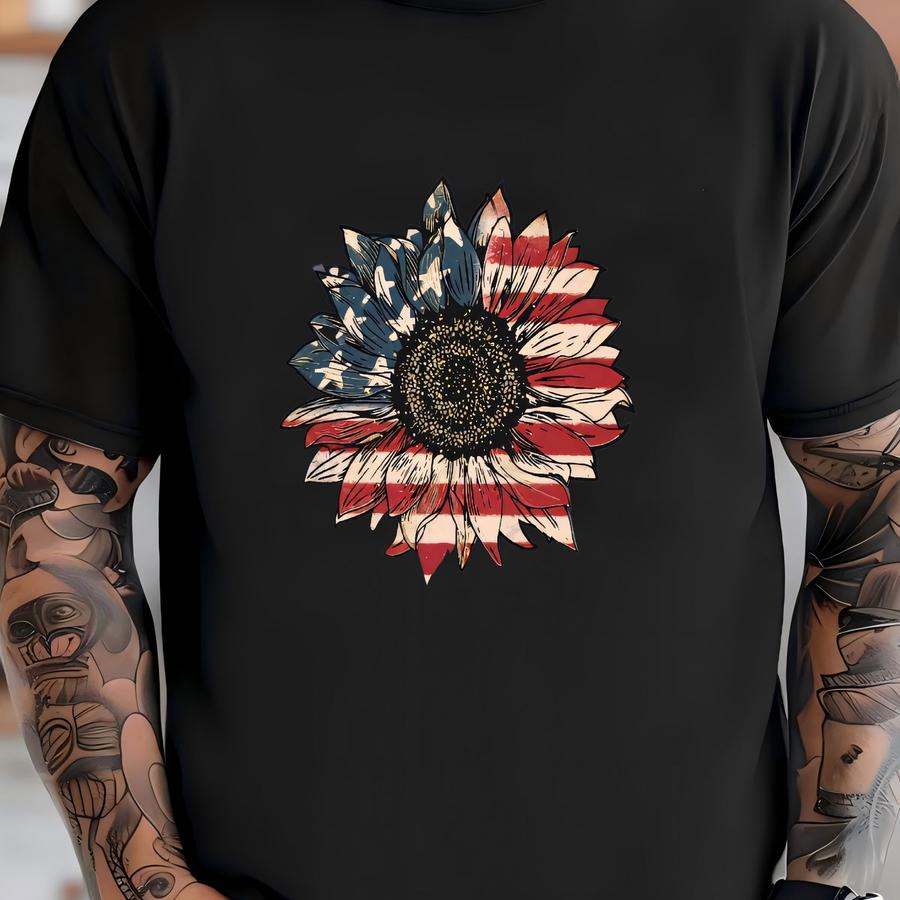 Usa Flag Suower Sweatshirt: Patriotic Fourth Of July Sweater T-shirt