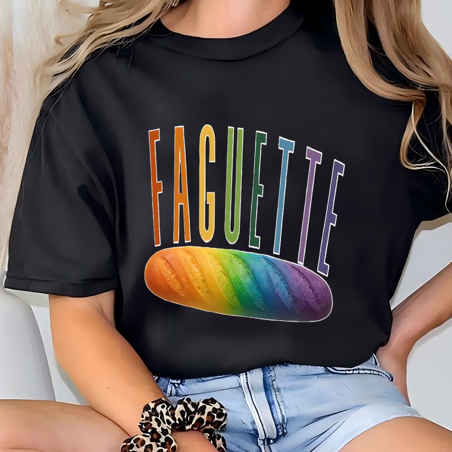 Faguette Lgbt ® Koszula, Lgbt Hoodie, Zabawna Koszula Dumy, Francuski Gej Lesbijki żart Koszula, Humor Lgbt Meme Koszula Kostium