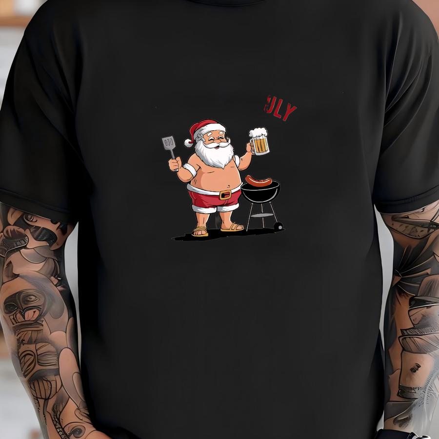 Christmas In July No Milk And Cookies Sweatshirt, Santa Beach, Christmas In Summer Shirts, Xmas In July Gift, Xmas Beer Sweater -jul024 T-shirt