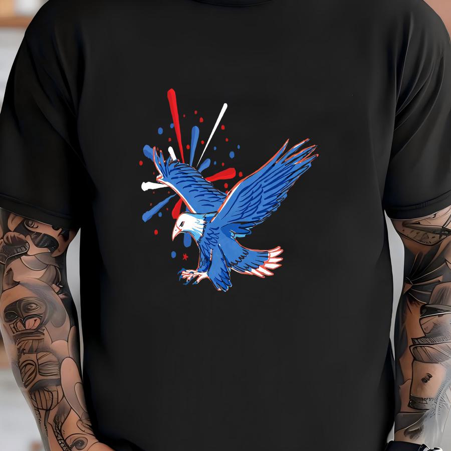 Eagle Flag 4th Of July Hoodie: Patriotic American Pride T-shirt