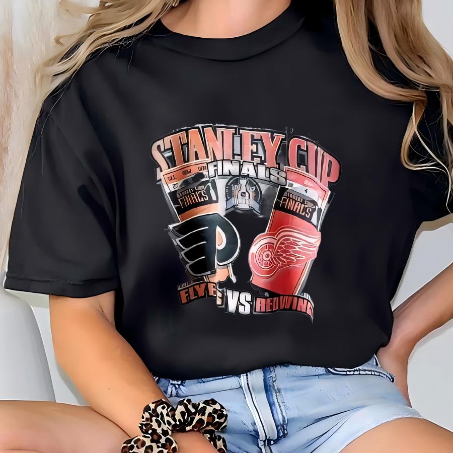 Vintage 90s Detroit Red Wings Vs Flyers Hoodie - Pro Player Xl T-shirt