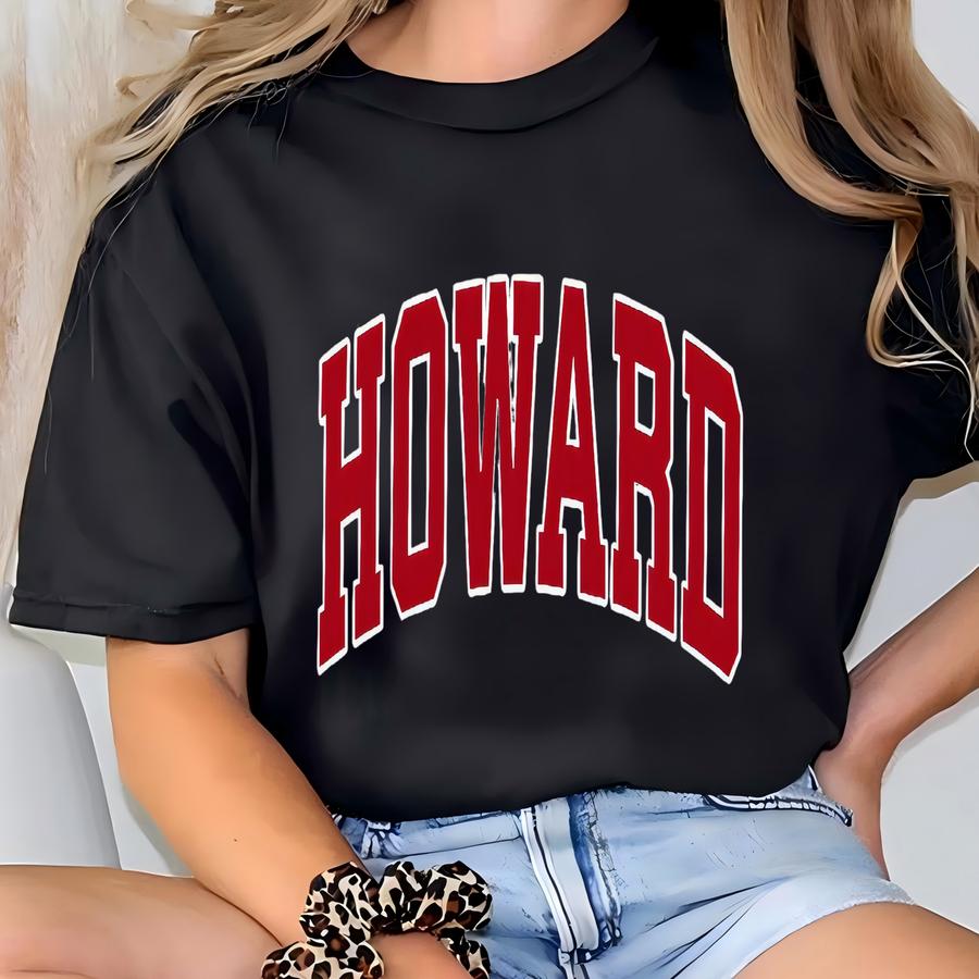 ® Hoodie, Howard Sweatshirt, Howard University, College Student, Graduation Gift, Howard Fan Tee, College Apparel, Howard T-shirt