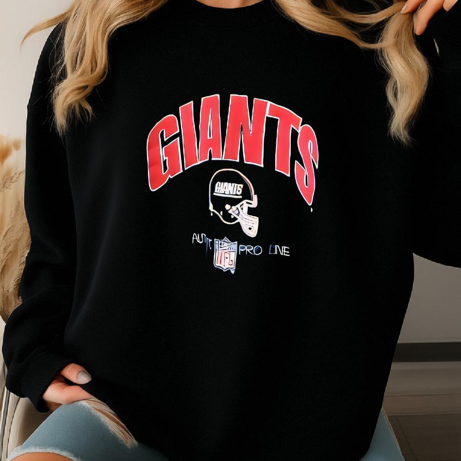Vintage 90s Ny Giants Sweatshirt: Pro Line Xl Sweatshirt