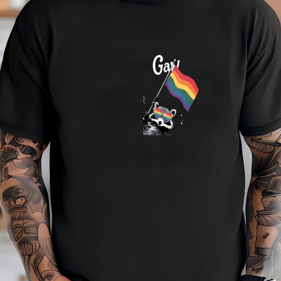 ® Shirt, Sounds Gay Count Me In Shirt, Rainbow Proudly, Lesbian Pride Tee, Lgbtq Gift, Lgbt Ally Gift, Lesbian, Lgbt Raccoon T-shirt