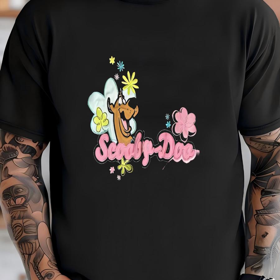 Womens Vintage Y2k Jeff Hamilton Scooby Doo Pink Black Nascar Bomber Jacket Sz S T-shirt