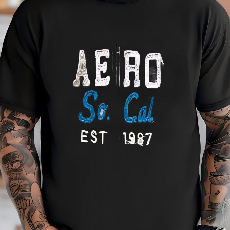 Vintage Y2k Aeropostale California Full Zip Grunge Hoodie T-shirt