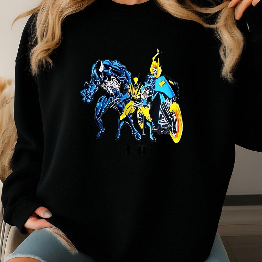 Huf X Marvel Crewneck Sweatshirt Xl Sweatshirt