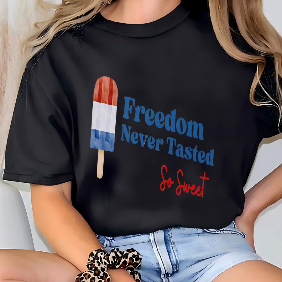 4th Of July Patriotic Popsicle Shirt, Cute Freedom Shirt, Cute Usa Shirt, Usa Shirt For Women,memorial Day Shirt,america Tee T-shirt
