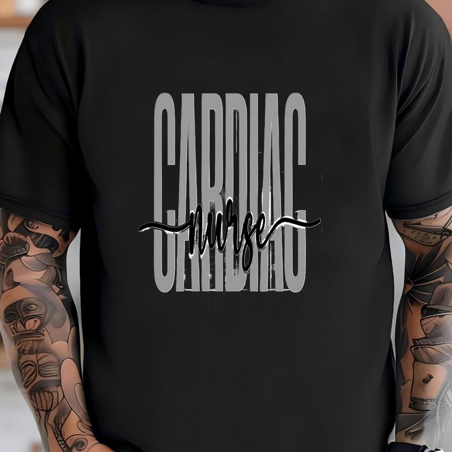 Cardiac Nurse Svg Png Dxf Eps Pdf,cardiac Nurse Shirt Design,cut Files For Silhouette Canva Sublimation,nurse Shirts,sweatshirt,mug T-shirt