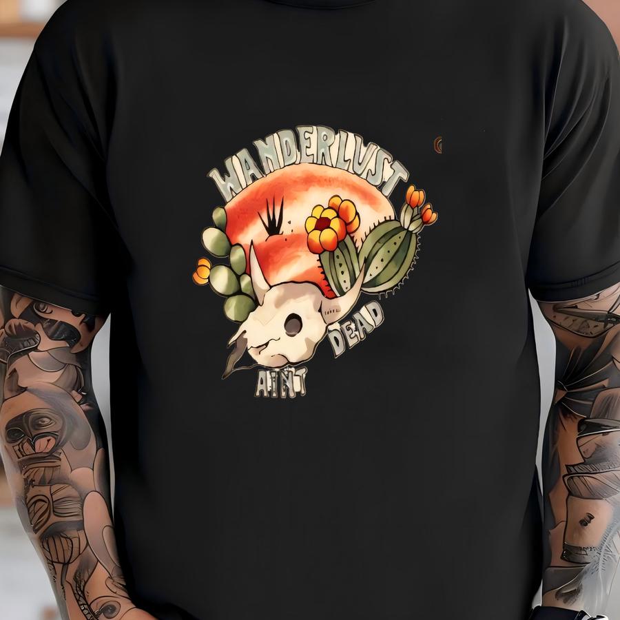 100% Cotton Fabric By The Yard Alexander Henry Forever Western Tea T-shirt