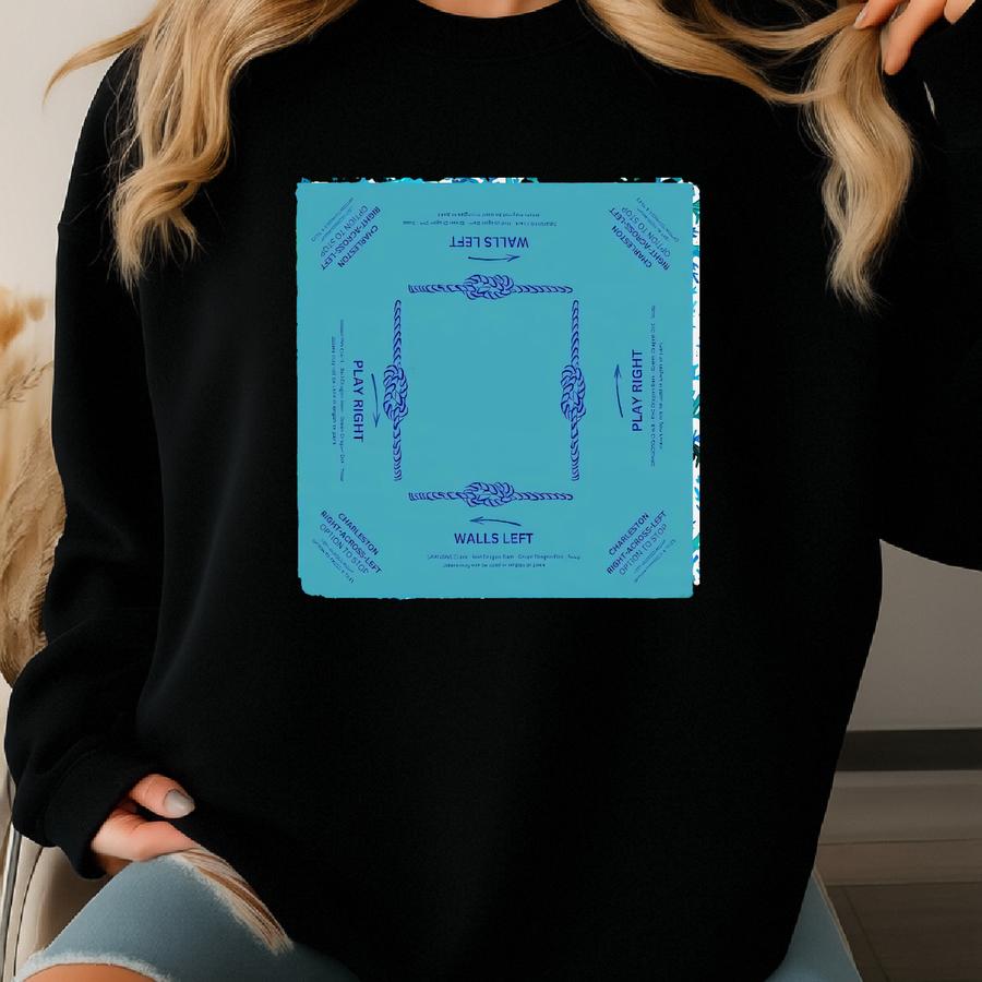Jelly Fish And Coral Mahjong Tablecloth, Game Night Hostess Gift 55x55, Coral Sea Life, Ocean Theme, Mahj, 4th Of July, With Instrucitons Sweatshirt