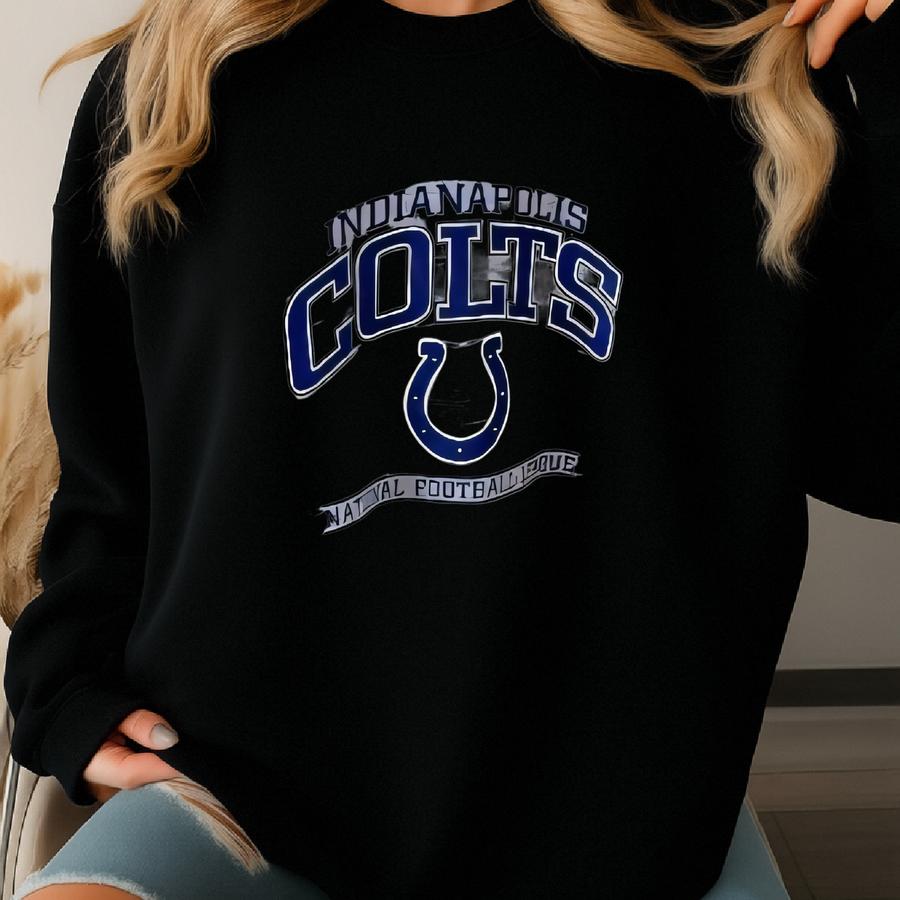 Vintage 90s/ Apolis/ Colts/ Football/ Vintage Gray Sweatshirt/ Xl Sweatshirt