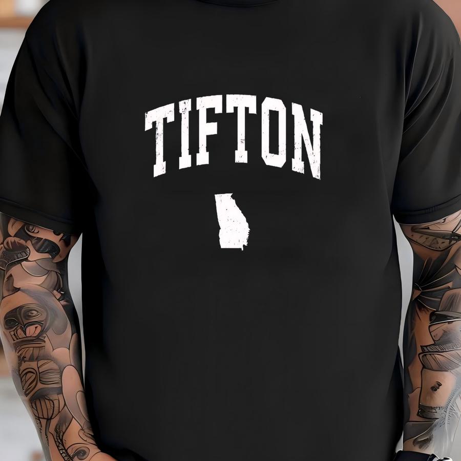 Tifton Georgia Shirt, Tifton Sweatshirt, Georgia Crewneck, Tifton Ga Shirt, Georgia State Gift, Georgia Football, Ga Hoodie, Georgia Trip T-shirt