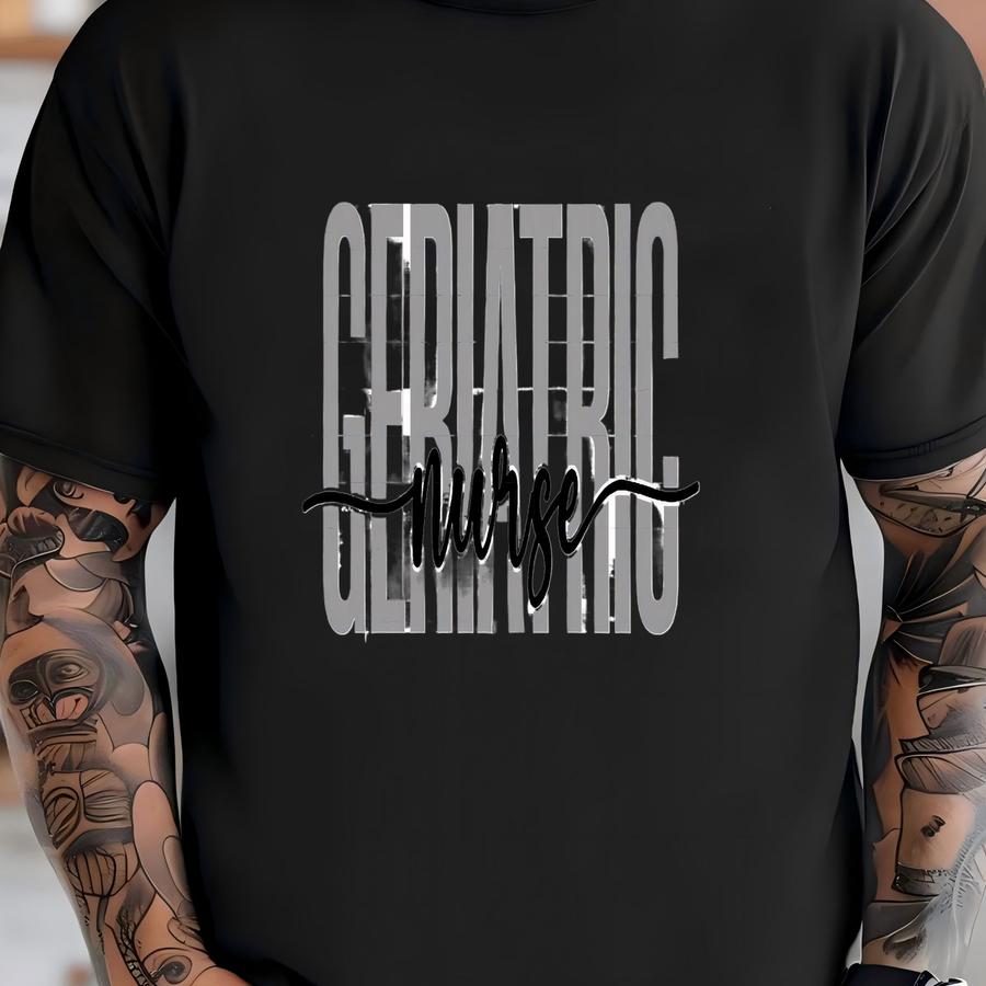 Geriatric Nurse Svg Png Dxf Eps Pdf,geriatric Nurse Shirt Design,cut Files For Silhouette Canva Sublimation,nurse Shirts,sweatshirt T-shirt