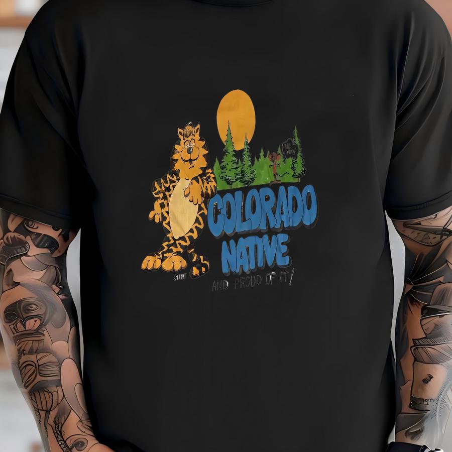 Men's Vintage 70's Colorado Native And Proud Of It White Tank Top T Shirt Sz L T-shirt