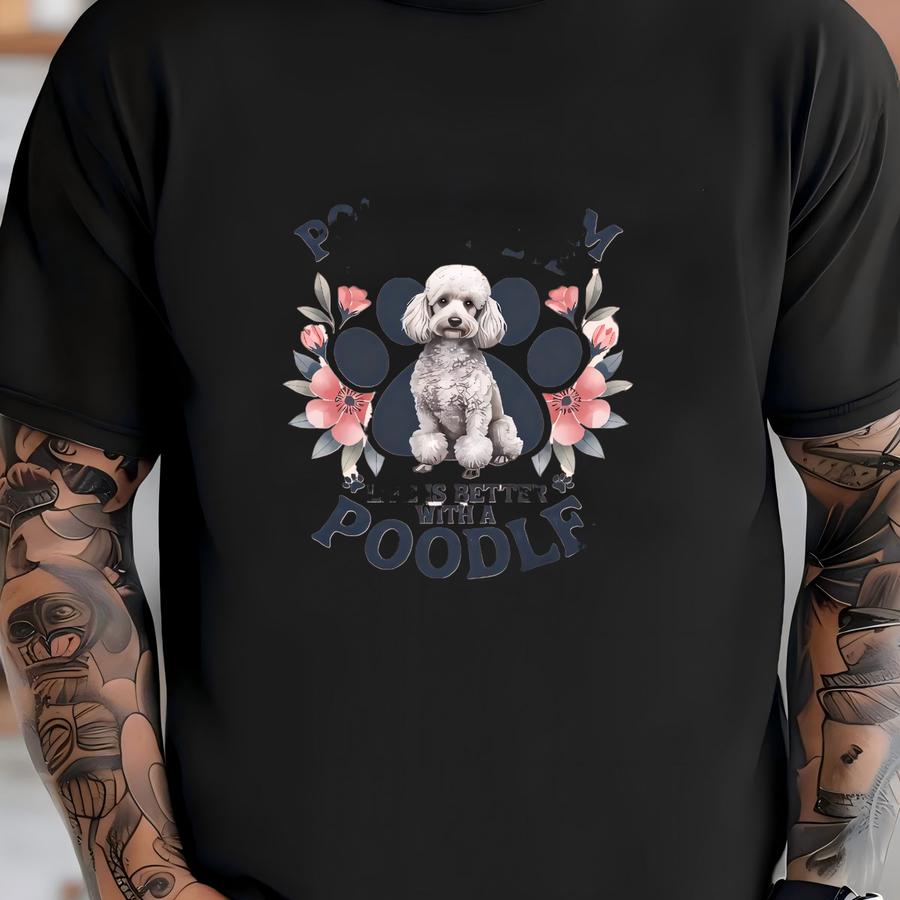 Poodle Mom Social Club Tee Or Sweatshirt: Dog Lover Gift T-shirt
