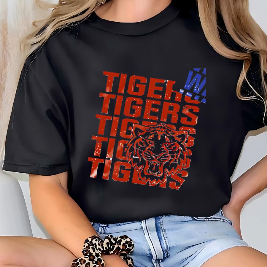 Custom School Spirit Shirts, Baseball Spirit Shirt, Personalized Mascot Shirt, Retro Mascot Shirt, School Shirts, Sports Team Shirt T-shirt