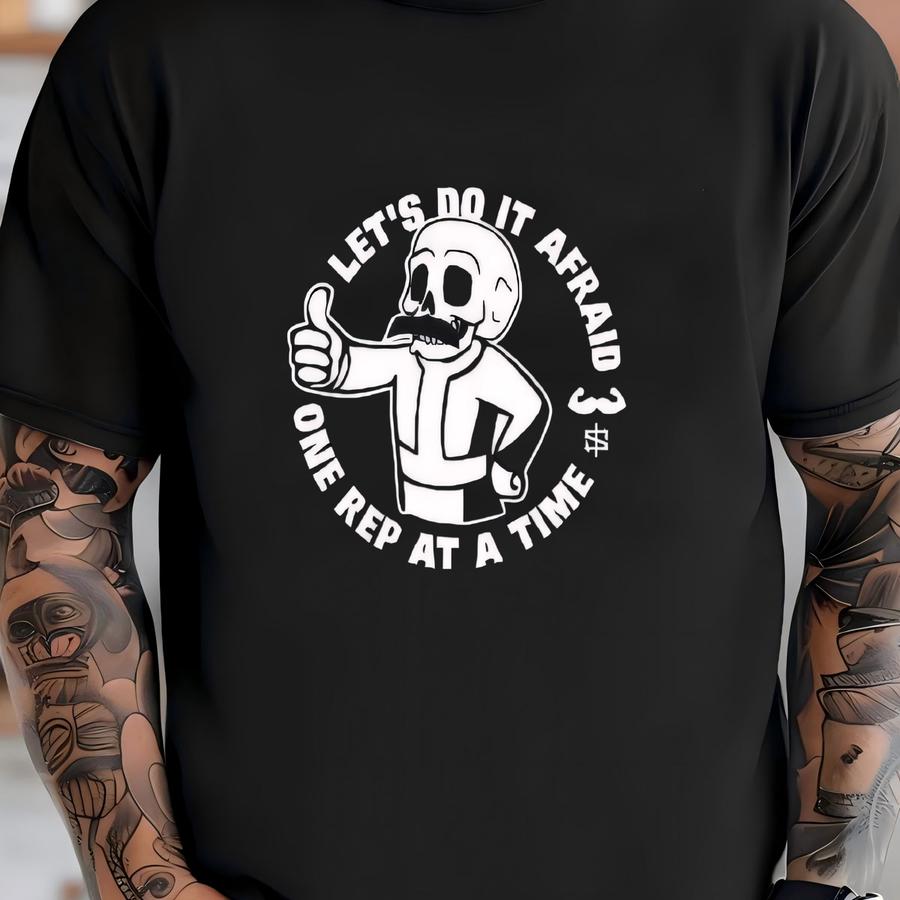 Vintage Iron Sanctuary X Scotty K Hoodie, Path Of Totality Skeleton Sweatshirt, Let's Do It Afraid Hoodie, One Rep At A Time Shirt T-shirt