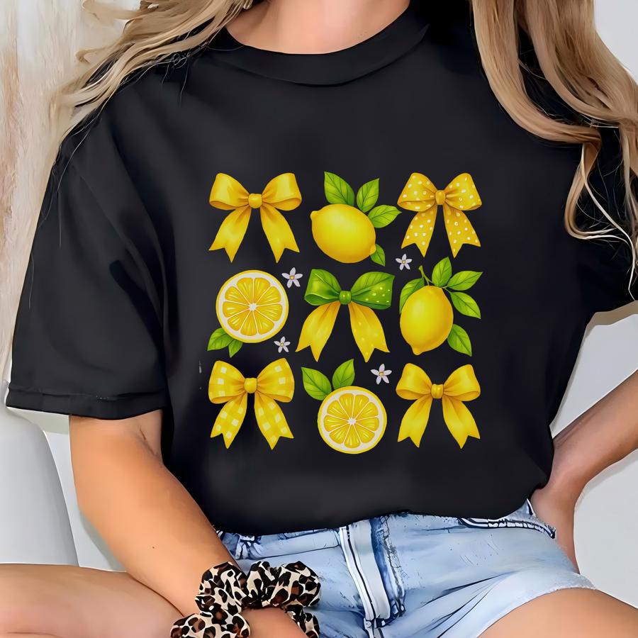 Coquette Lemons Hoodie: Summer Tee T-shirt