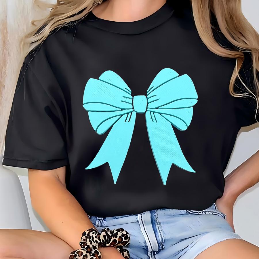 3d Printed Coquette Bow Straw Topper: Girly Tumbler Accessory T-shirt