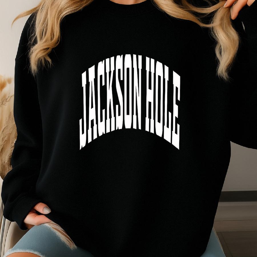 Jackson Hole Sweatshirt Hoodie Shirt, Wyoming Mountain Town Vibes, Cozy Western Style Outfit, Unisex Casual Wear, Jackson Hole Adventure Tee Sweatshirt Jackson Hole Sweatshirt Hoodie Shirt, Wyoming Mountain Town Vibes, Cozy Western Style Outfit, Unisex Casual Wear, Jackson Hole Adventure Tee Sweatshirt
