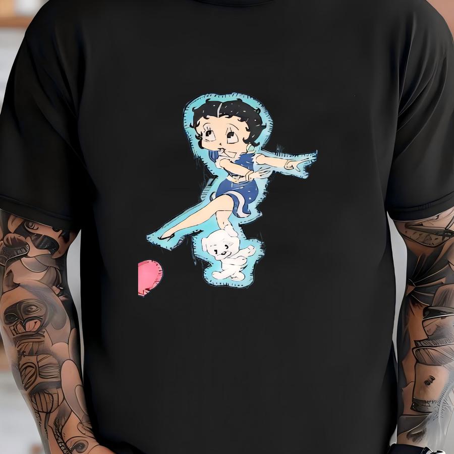 Vintage Betty Boop Jeans Size On 34' T-shirt