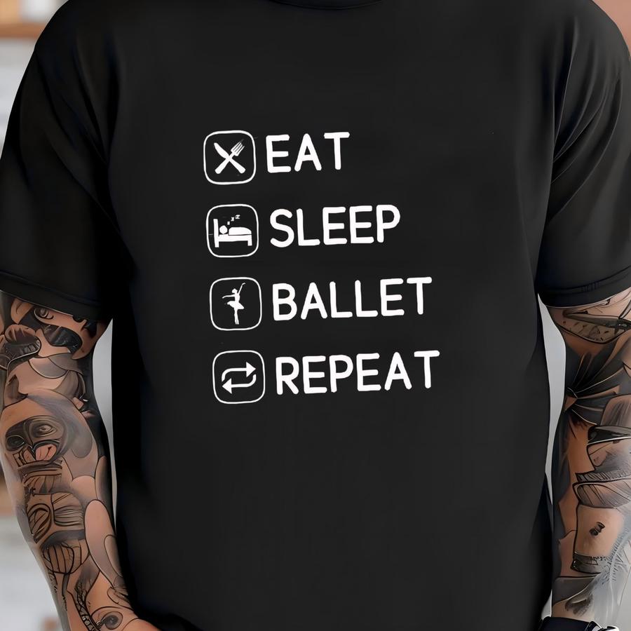 Eat Sp Ballet Repeat Sweatshirt, Dance Lover Gift, Ballerina Life, Dance Recital Outfit, Funny Sweatshirt, Ballet Student Gift T-shirt