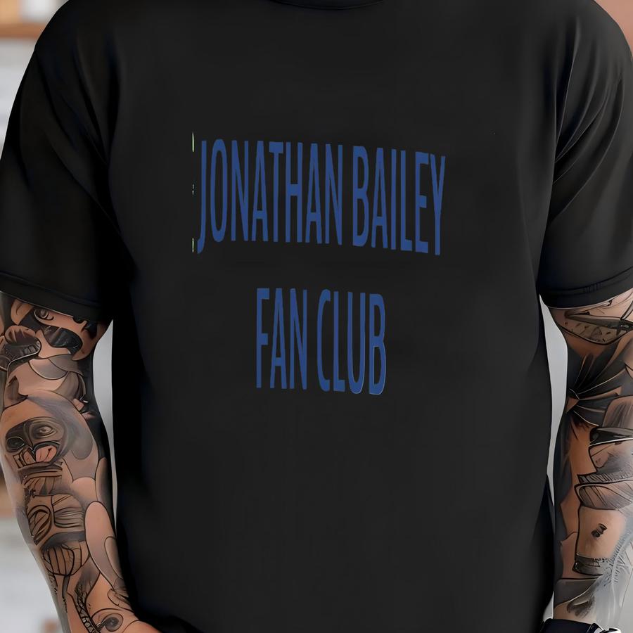 Jonathan Bailey Fan Club Tee | Prince Fiyero Anthony Bridgerton, Bella + Canvas Shirt T-shirt