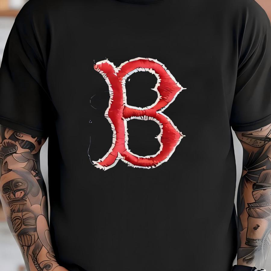 Men's Vintage 60's Boston Red Sox Navy Blue Wool Plain Logo Fitted Hat Sz 6 1/2 T-shirt