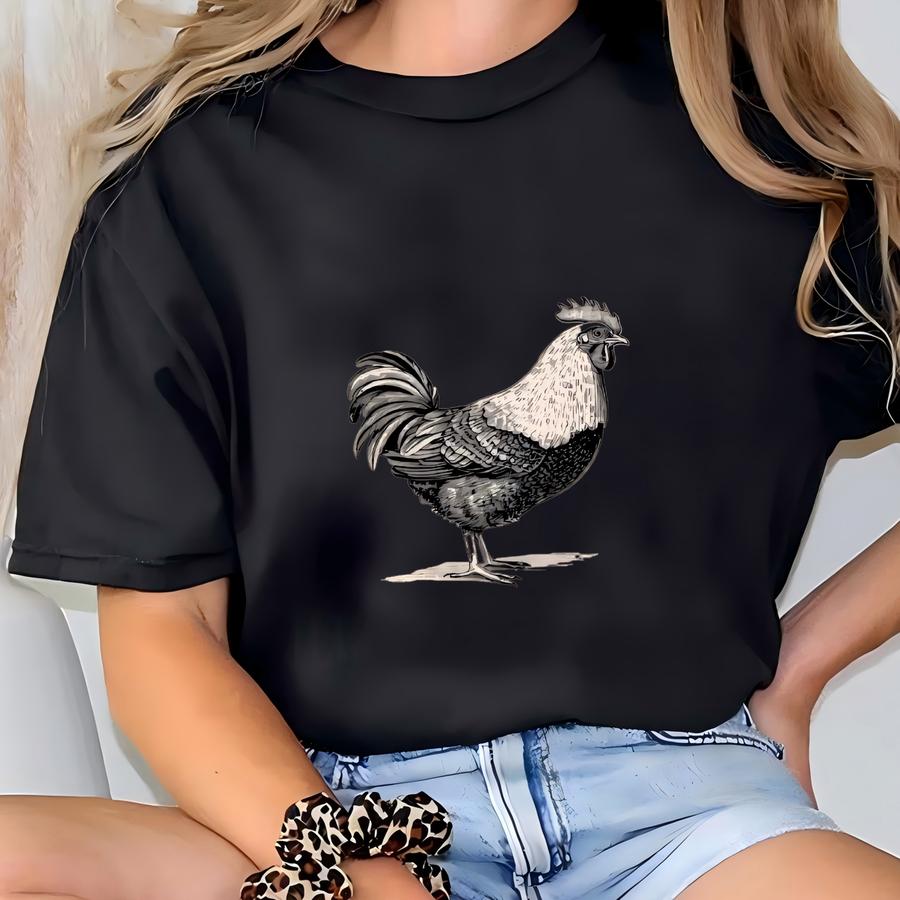 Funny Chicken Lover Hoodie: Fluent In Fowl Language, Farm Humor Tee T-shirt