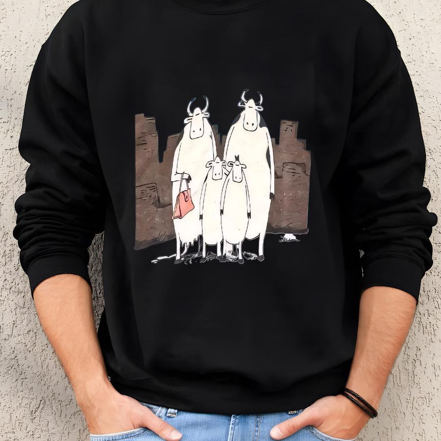 Vintage The Far Side T-shirt: Holsteins Visit Grand Canyon, Single Stitch Sweatshirt Vintage The Far Side T-shirt: Holsteins Visit Grand Canyon, Single Stitch Sweatshirt