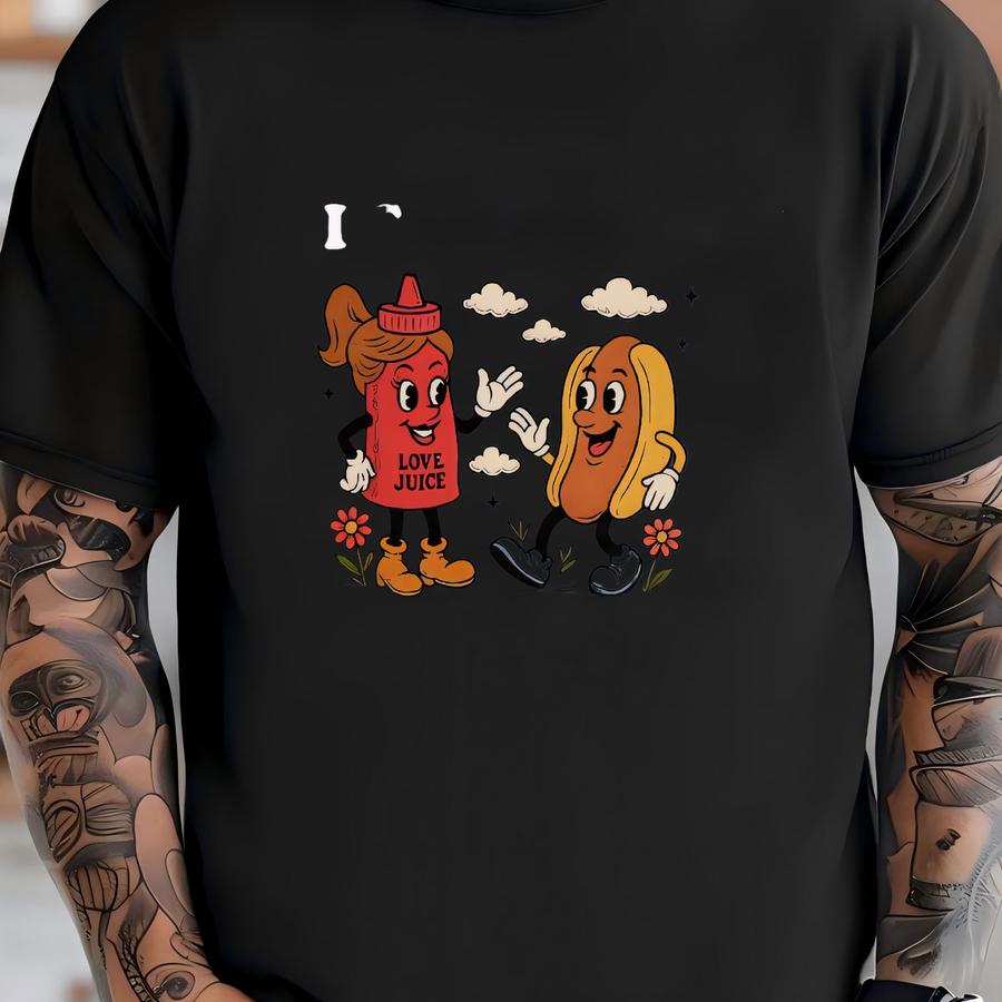 Juicy Wieners, Embarrassing Shirt, Funny Gag Gift, Adult Joke, Conversation Starter, Inappropriate Tee, Rude Dirty Unhinged, Shirt Exchange T-shirt