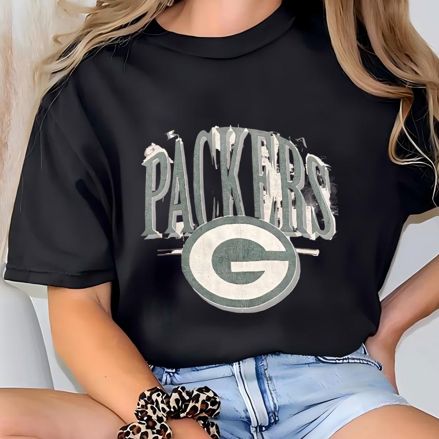 Vintage Green Bay Tank Top Shirt Made Usa Size Xtra Large Xl Football Pack Favre Cheese Head 1990s 90s T-shirt