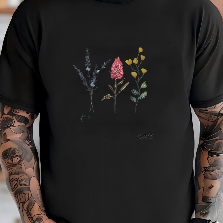 Personalized Teacher Travel Mug: Floral Grow Kind Minds 40oz Insulated T-shirt