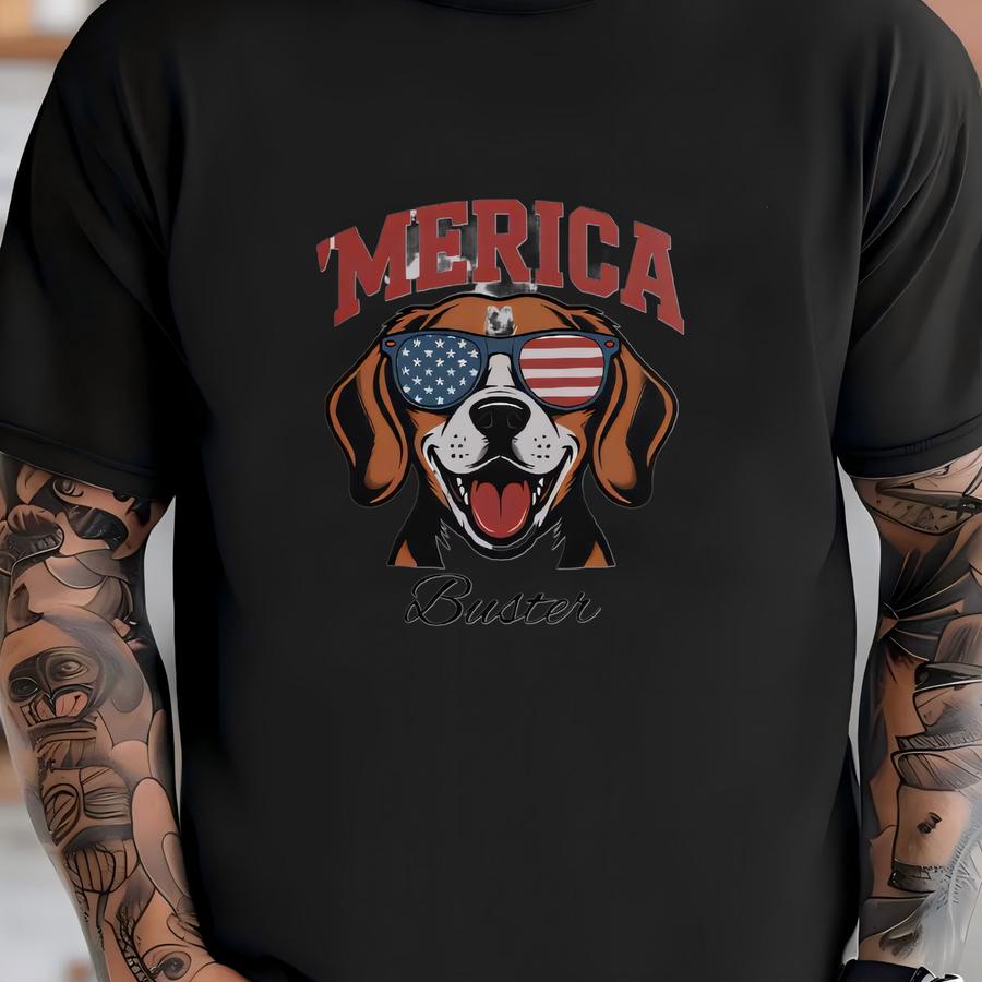 Patriotic Beagle Dog Tumbler: Personalized 40 Oz Insulated Travel Mug T-shirt