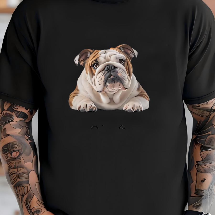 Personalized Bulldog Travel Tumbler: 40oz Insulated Dog Lover Gift T-shirt