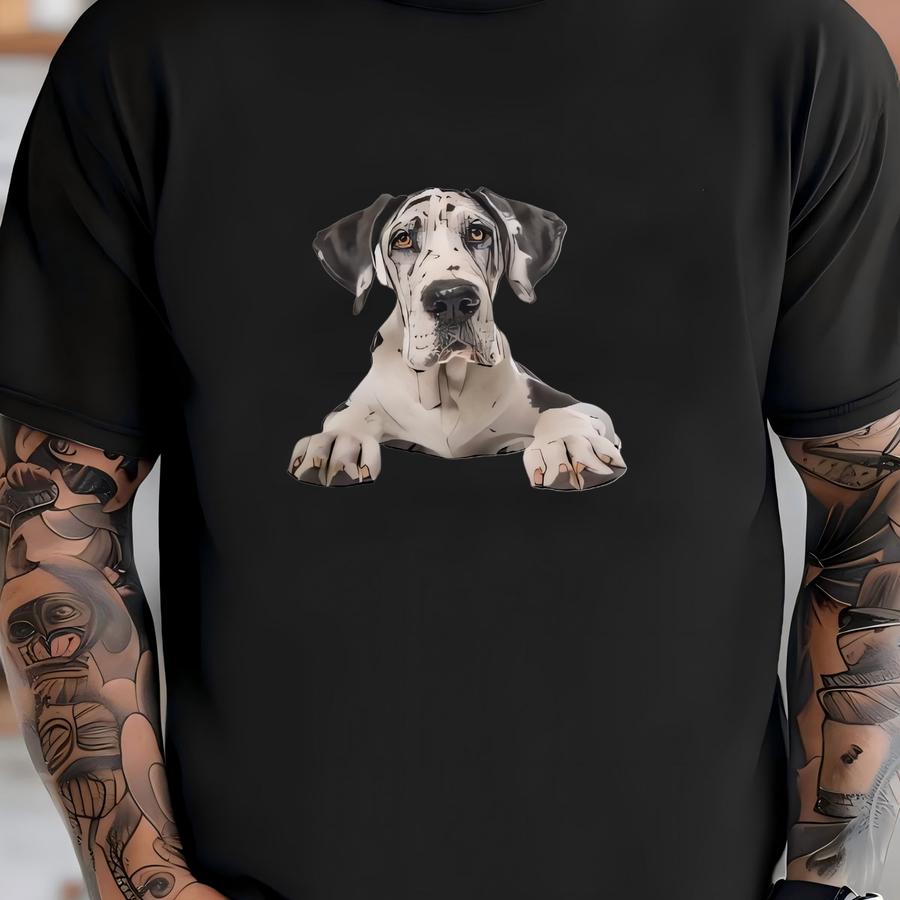 Great Dane Insulated 40oz Trabel Tumbler, Custom Dog Travel Tumbler, Personalized Dog Tumbler, Dog Name Tumbler, Dog Lover Gift T-shirt