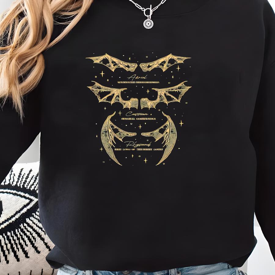 ® The Bat Boys Double Side Shirt, Bat Boys Shirt, Cassian General Tshirt, Azriel Shirt, Acotar Shirt Azriel,rhysand Shirt L117 Sweatshirt